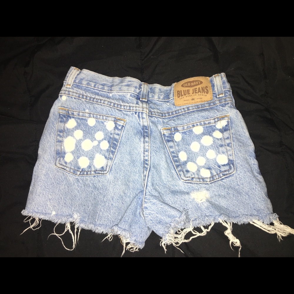 Old Navy Distressed Blue Jean Shorts